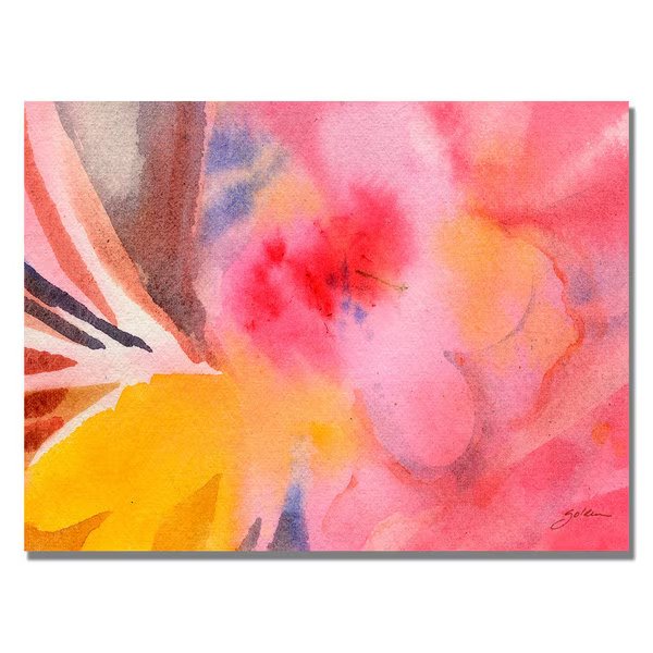 Shelia Golden 'Pink Tones' Canvas Art., 18x24, Trademark Fine Art, Mfr#: SG0295-C1824GG